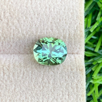 Oval cut mint green tourmaline
Afghan mint green tourmaline gemstone