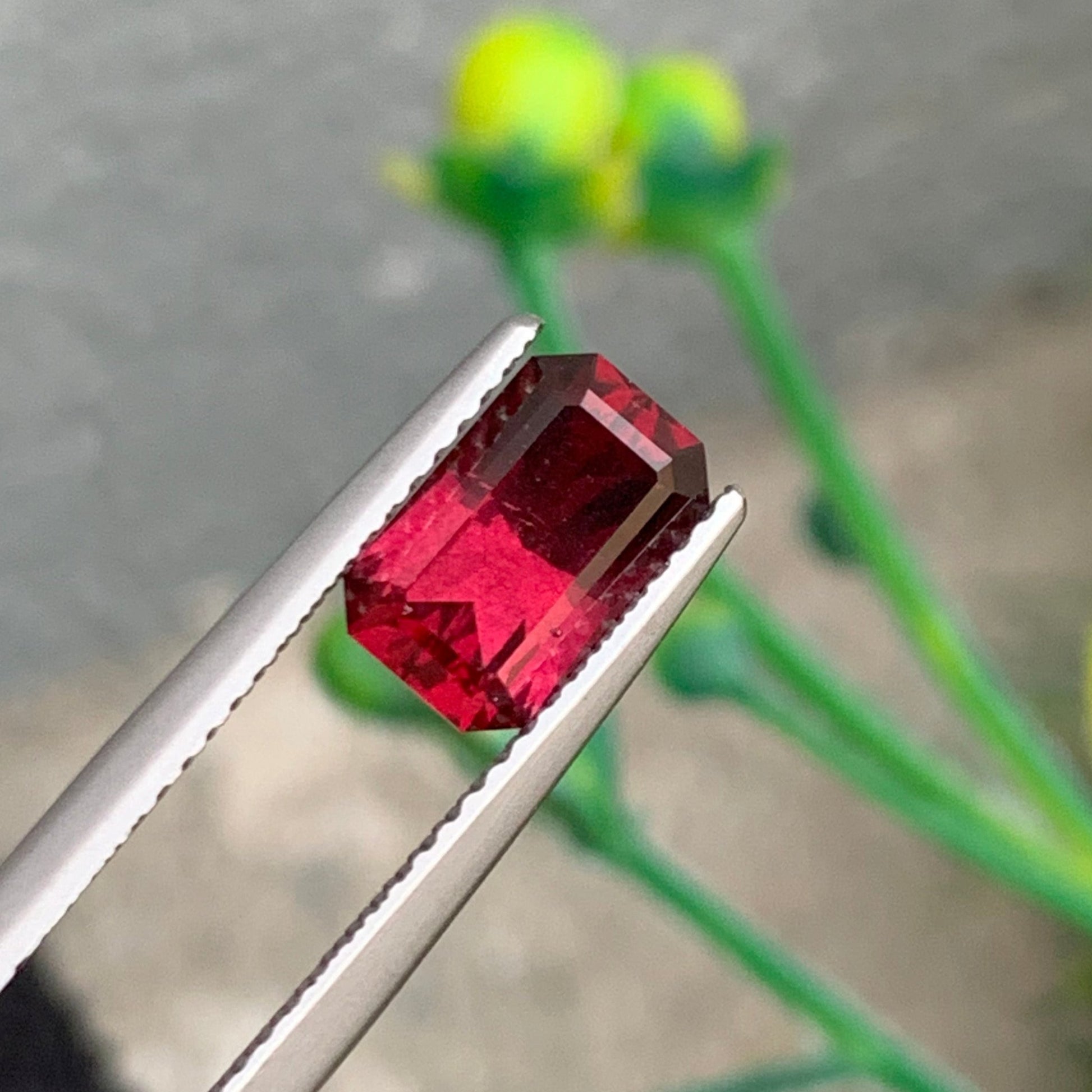 red garnet
Pinkish Red Garnet Gemstone Close-up