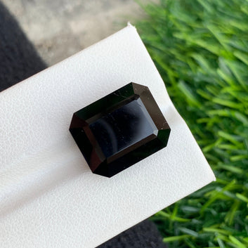 Protective Gemstone – Natural Black Tourmaline Emerald Shape