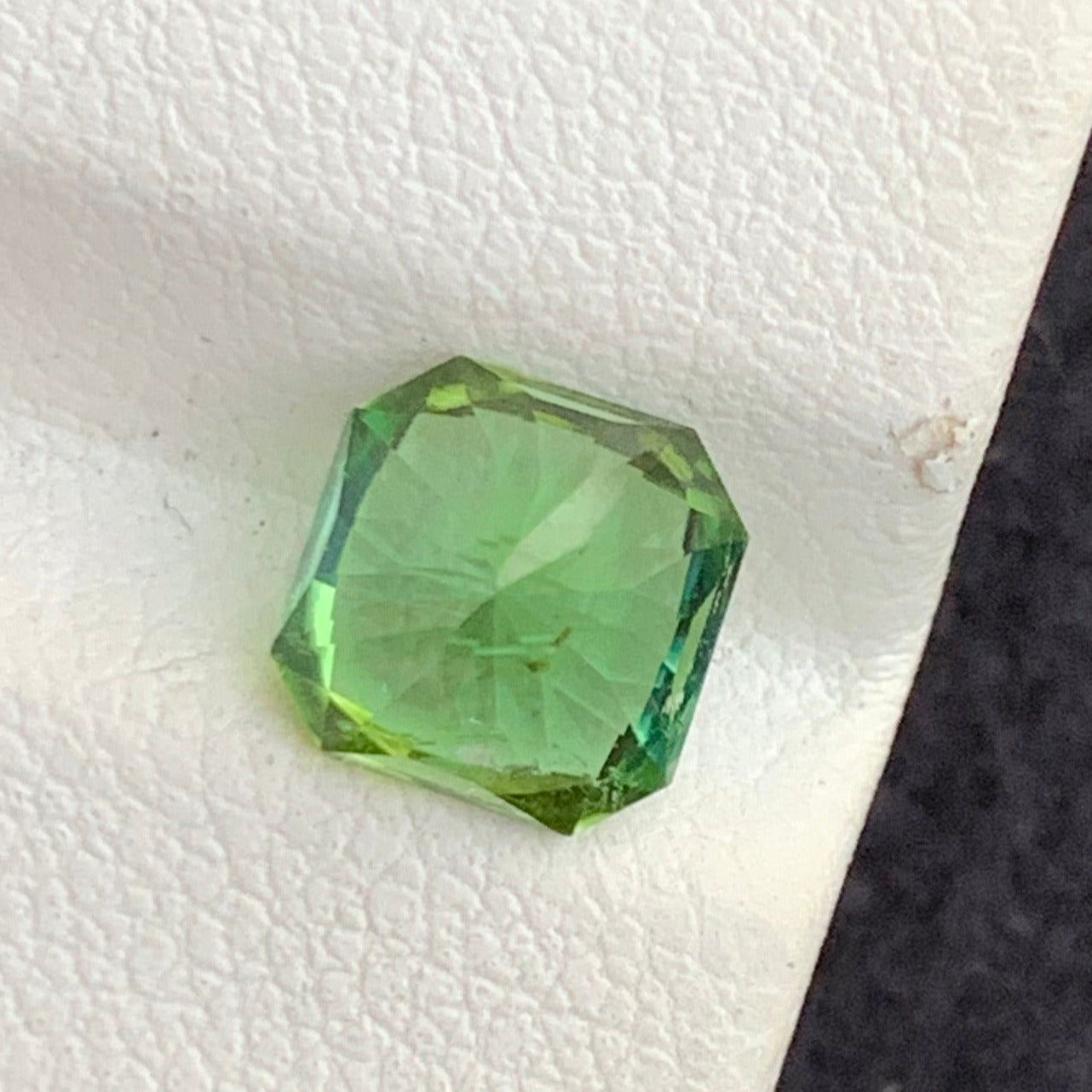 Forest green tourmaline Asscher cut

1.70 ct green tourmaline

Afghan green tourmaline gemstone

Natural forest green tourmaline
