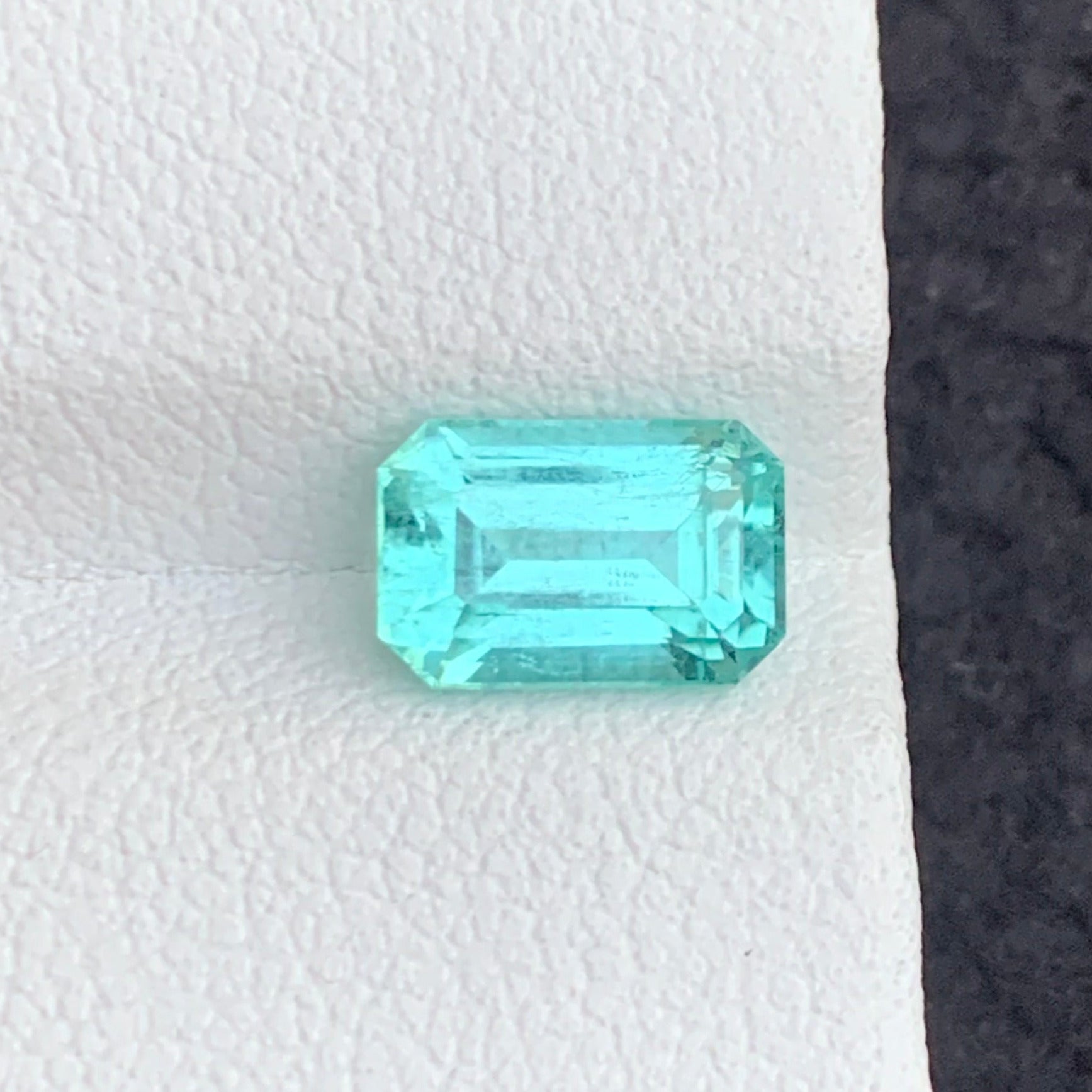 Rare greenish seafoam tourmaline 1.75 carats
Fine jewelry seafoam tourmaline gemstone