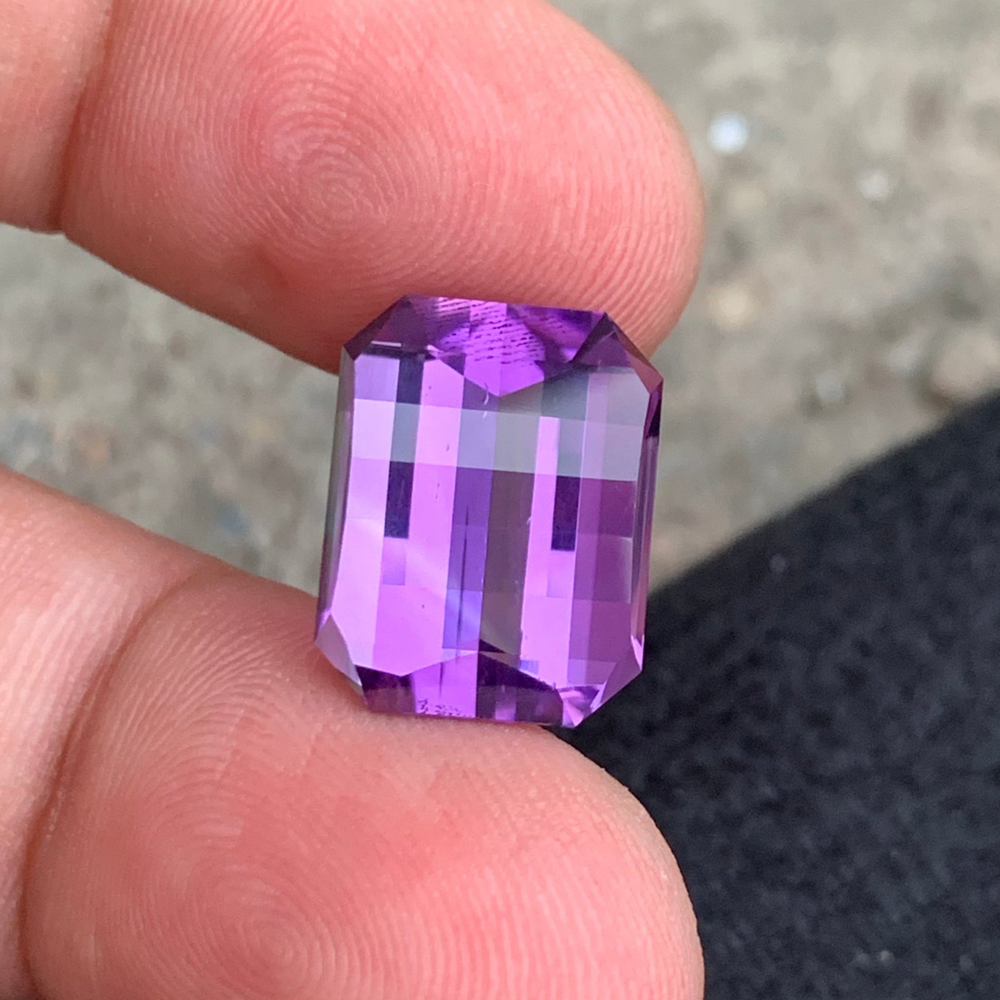 Modern pixel cut gem