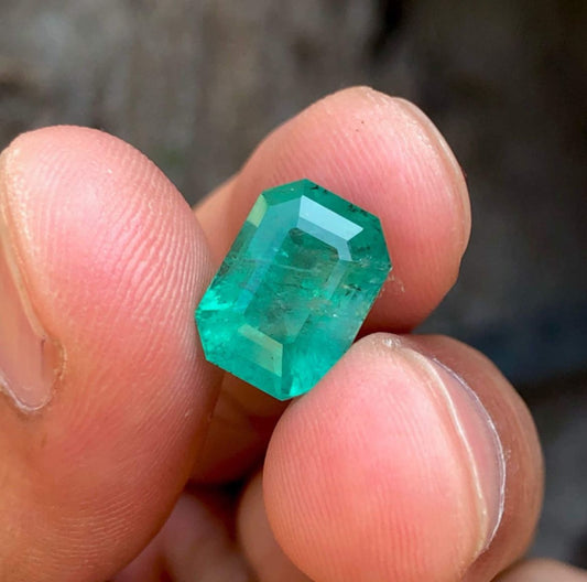6.75 Carats Ring Size Loose Emerald from Afghanistan