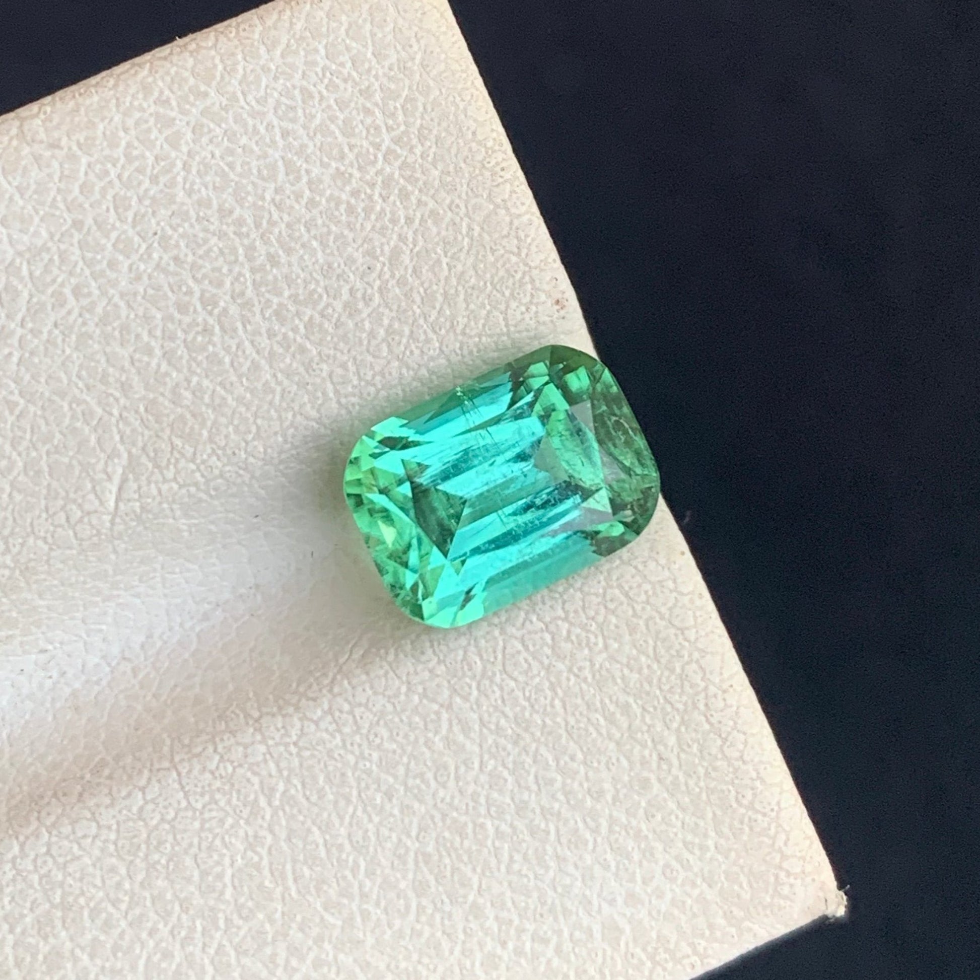 Untreated Bluish Green Tourmaline 3.35 Carats