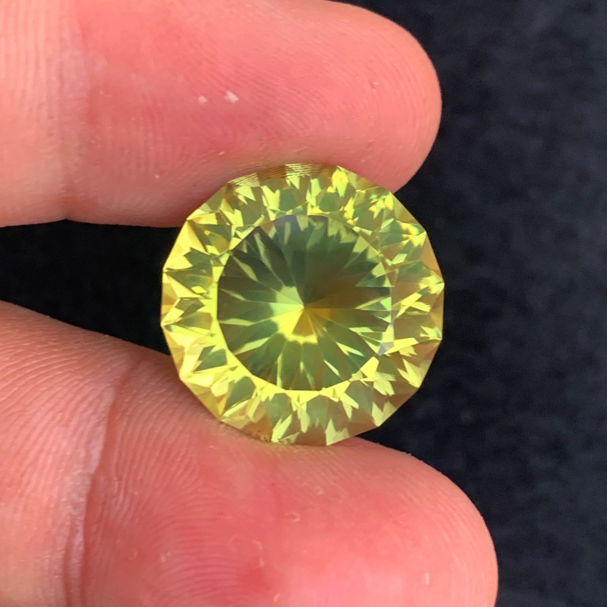 Untreated Lemon Quartz Close-Up