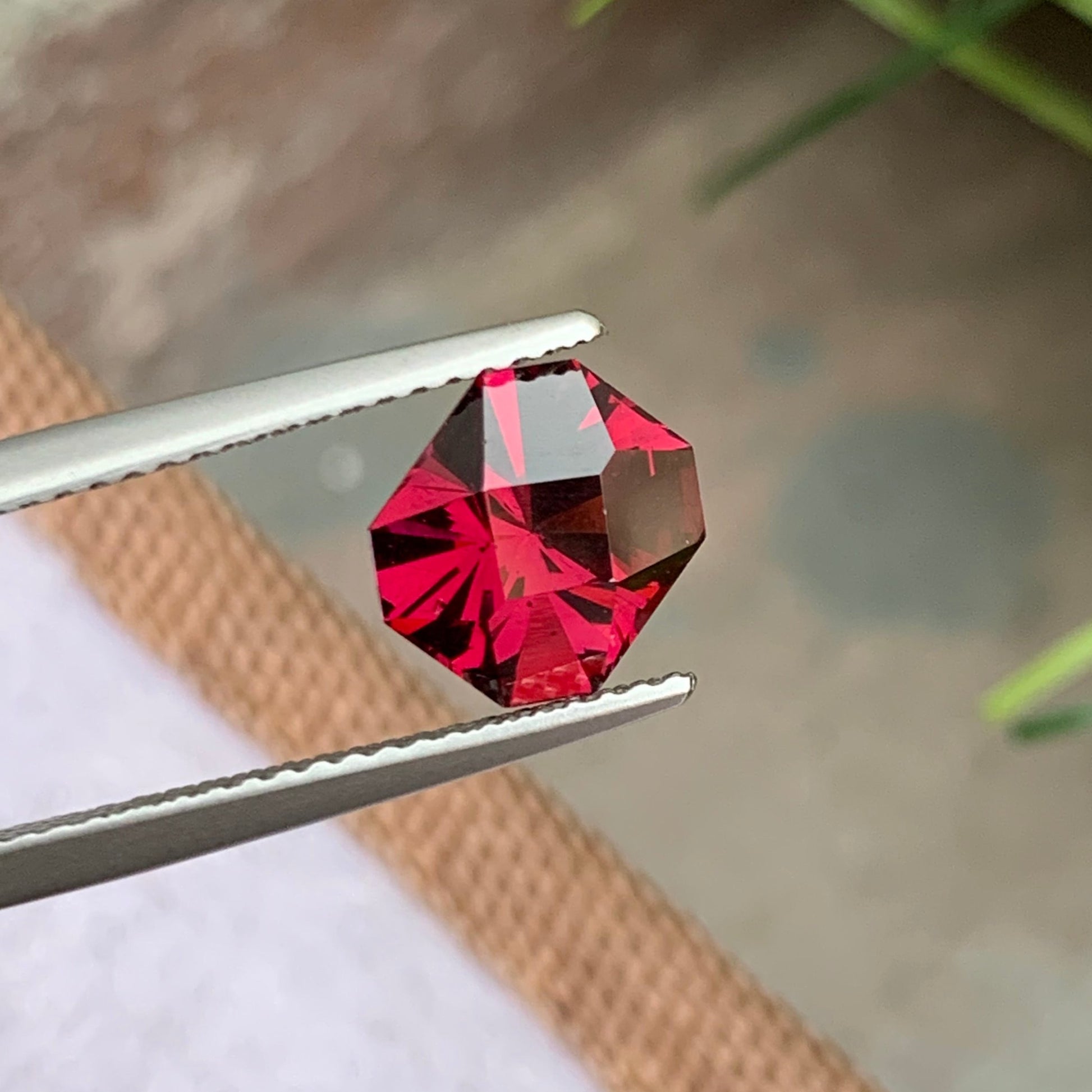 Untreated Pinkish Red Garnet for Custom Jewelry