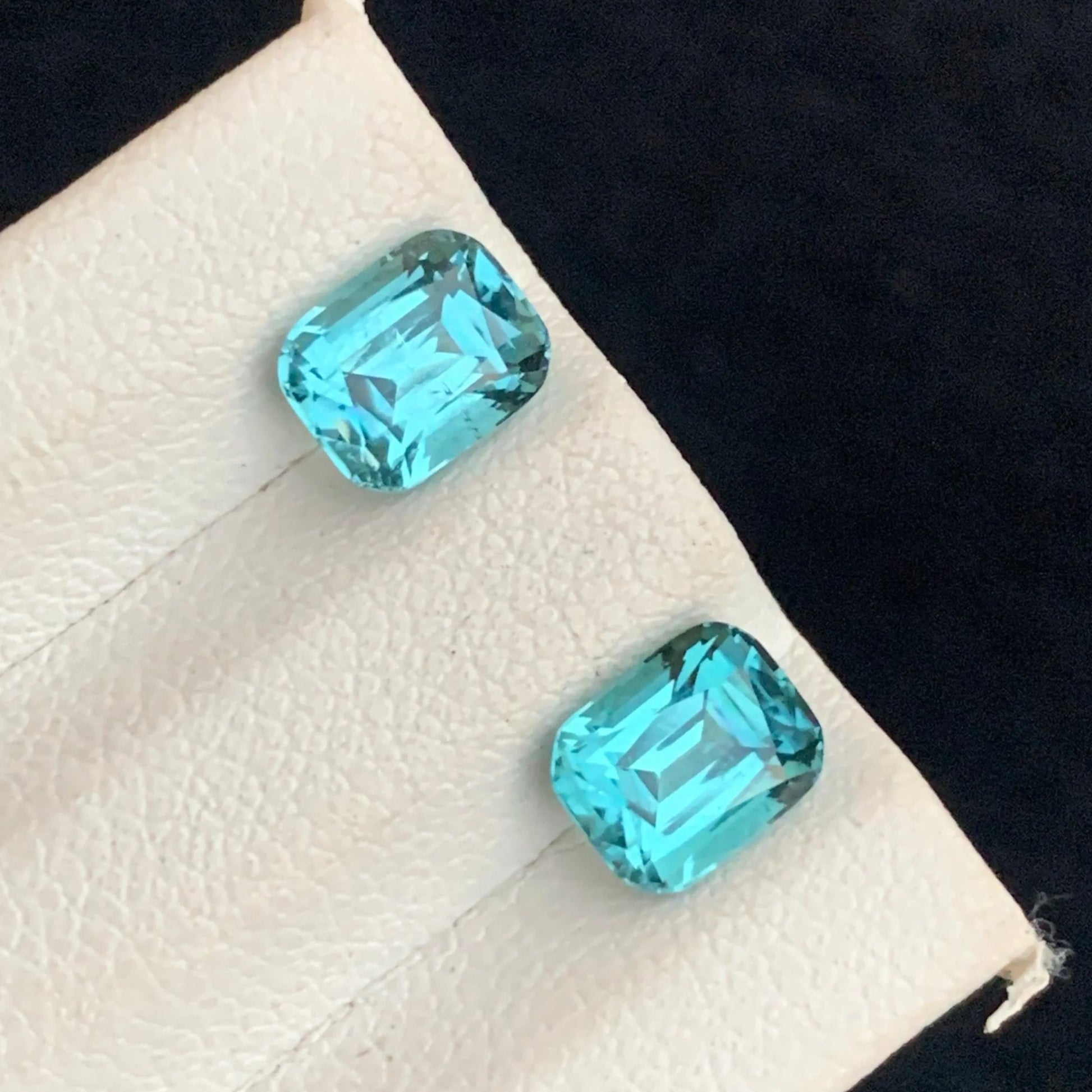 Untreated Tourmaline Gemstone Earrings