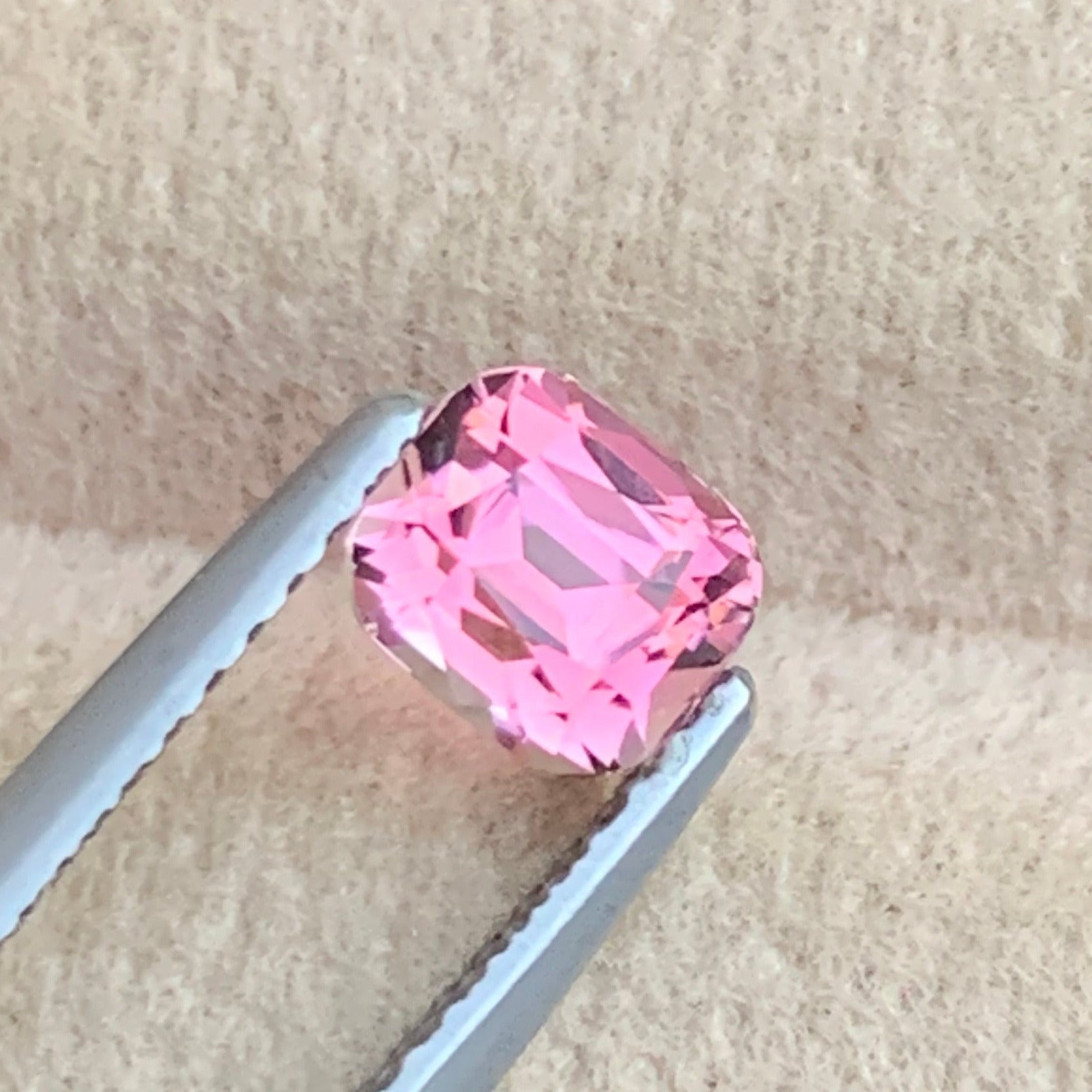 VVS clarity pink tourmaline with luminous color
OneStep Gems natural pink tourmaline gemstone