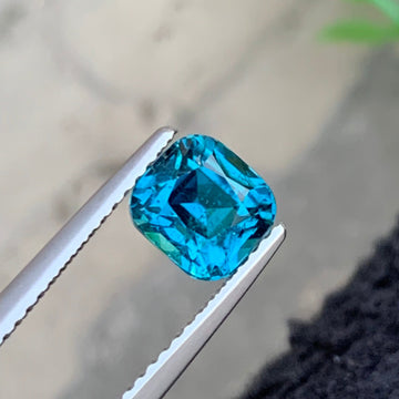 Vivid Blue Tourmaline
Vivid Blue Tourmaline ring
Vivid Blue Tourmaline 1.60 carats cushion cut Afghan gemstone
Natural Afghan vivid blue tourmaline loose gemstone