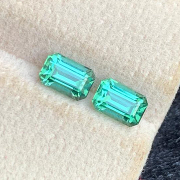 Bluish Green Tourmaline Pair
Bluish Green Tourmaline jewelry