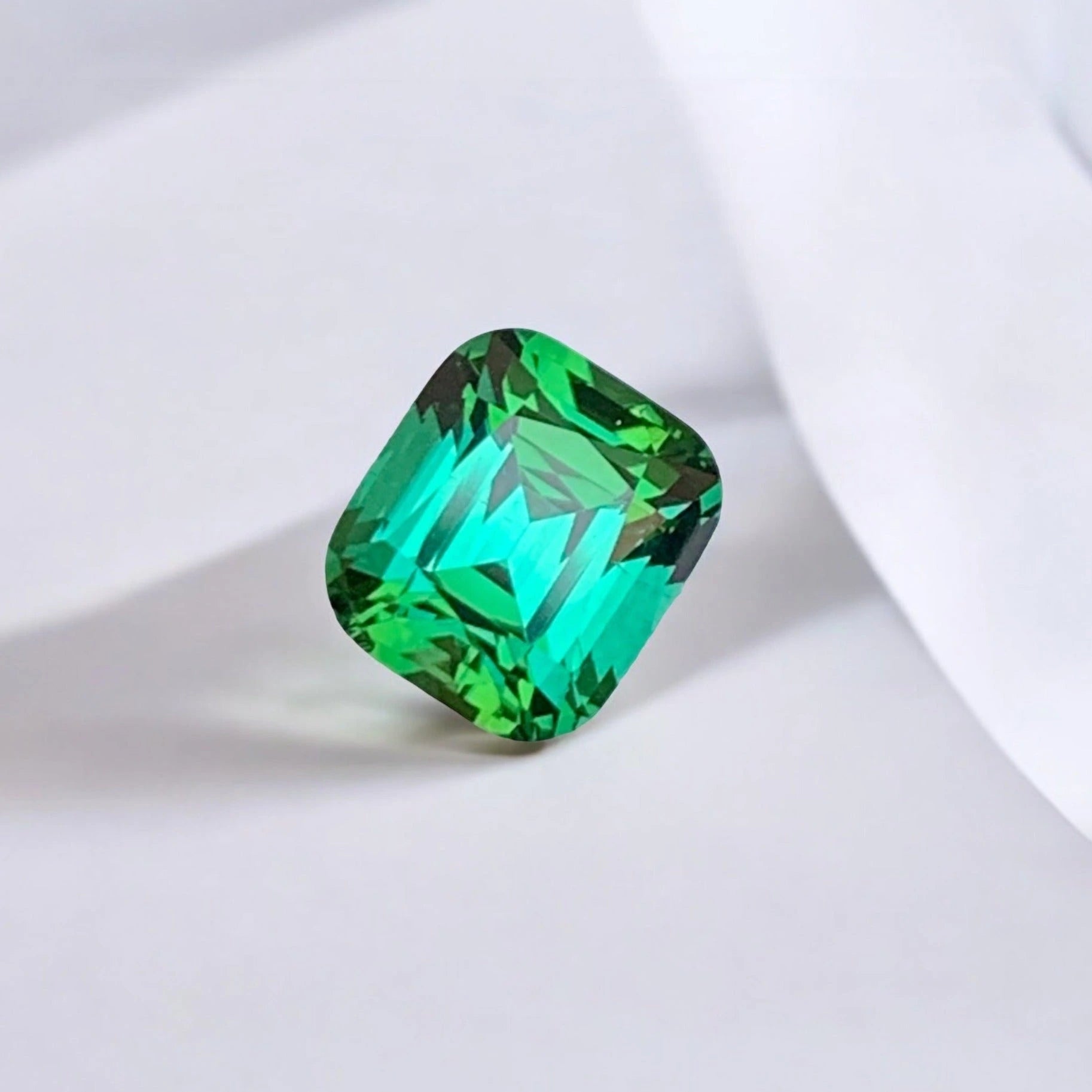 blue green tourmaline ring
