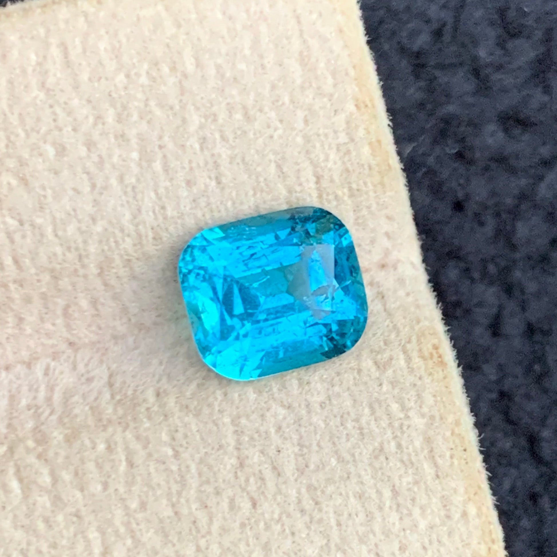Vivid Blue Tourmaline ring
Vivid Blue Tourmaline pendant
cushion cut blue tourmaline loose gemstone
blue tourmaline gemstone for ring design