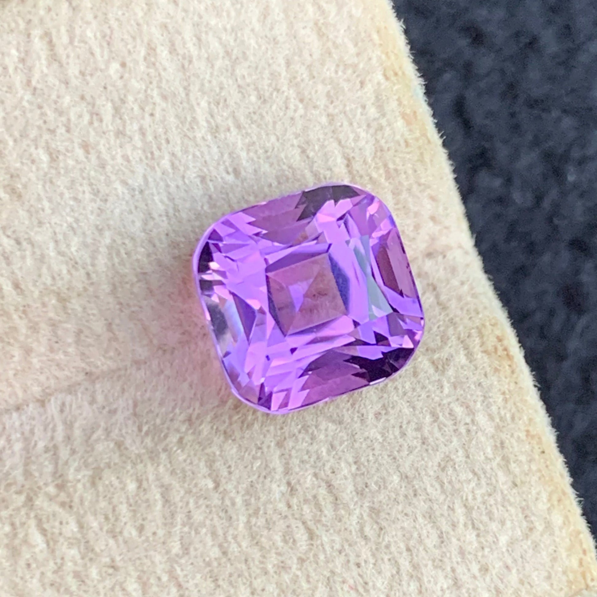 Pink Purple Amethyst ring
Pink Purple Amethyst necklace
cushion cut natural amethyst loupe clean stone
3.35 carat pink purple amethyst for jewelry