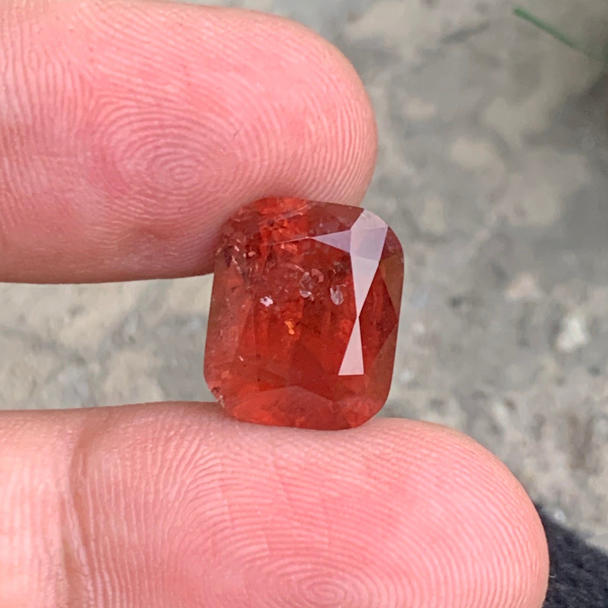 Reddish Orange Tourmaline
untreated tourmaline gemstone for jewelry

cushion cut tourmaline SI clarity

loose tourmaline gemstone USA

natural tourmaline from Africa