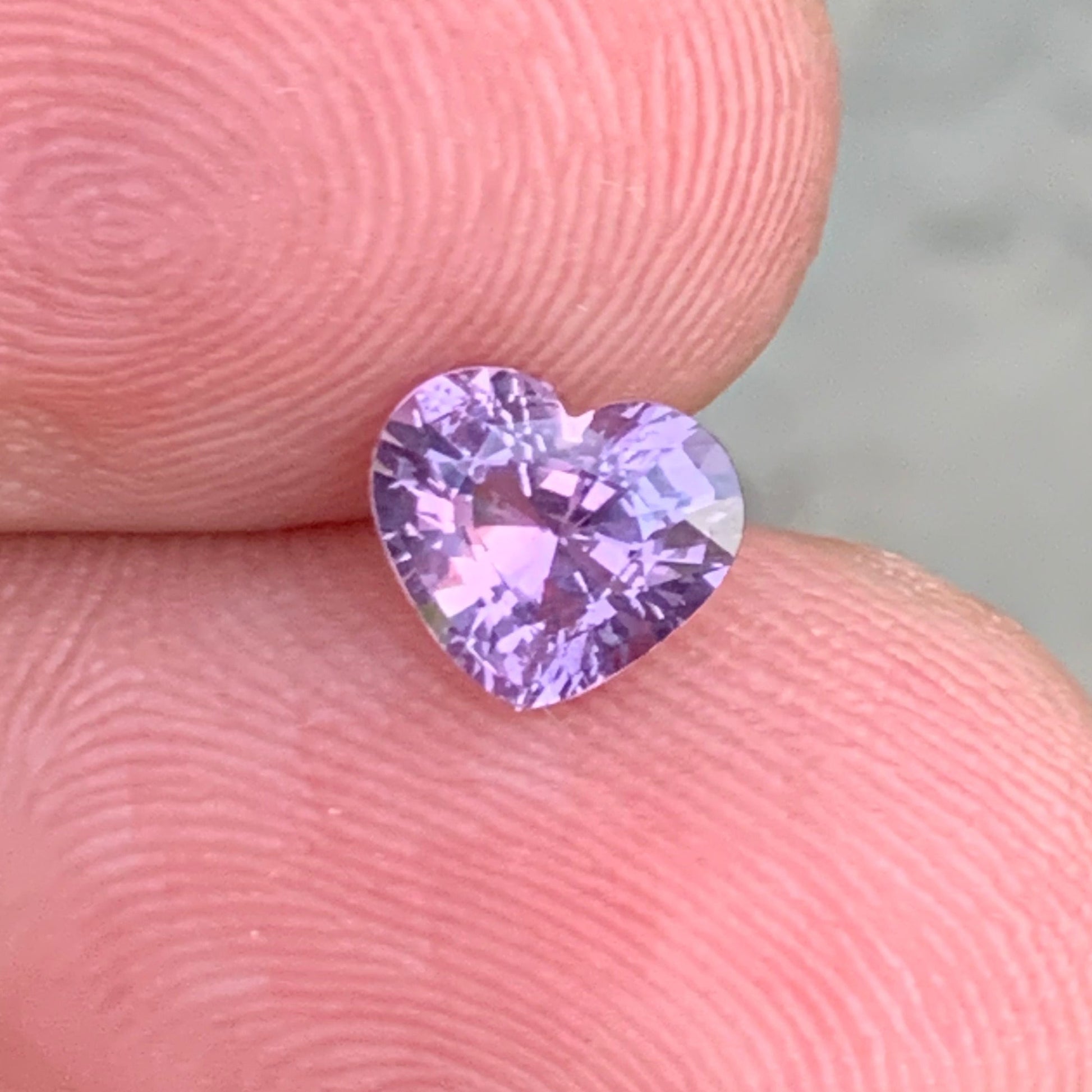 Pinkish Peach Spinel necklace
heart cut natural spinel gemstone 1.20 carats
romantic pinkish purple spinel for jewelry