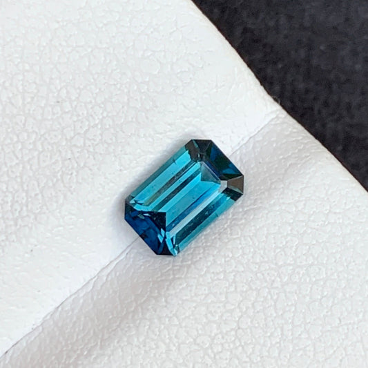 Natural Ink Blue Afghan Tourmaline: A 0.85 Ct Masterpiece by Onestep Gems