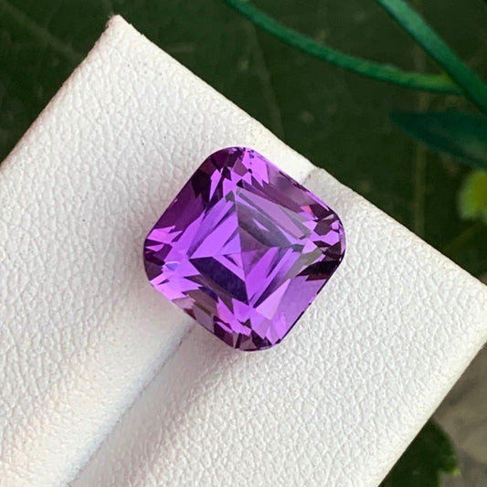 Natural Cushion Cut 7.60 Cts Pink Purple Amethyst Gemstone from Brazil – Perfect for Jewelry