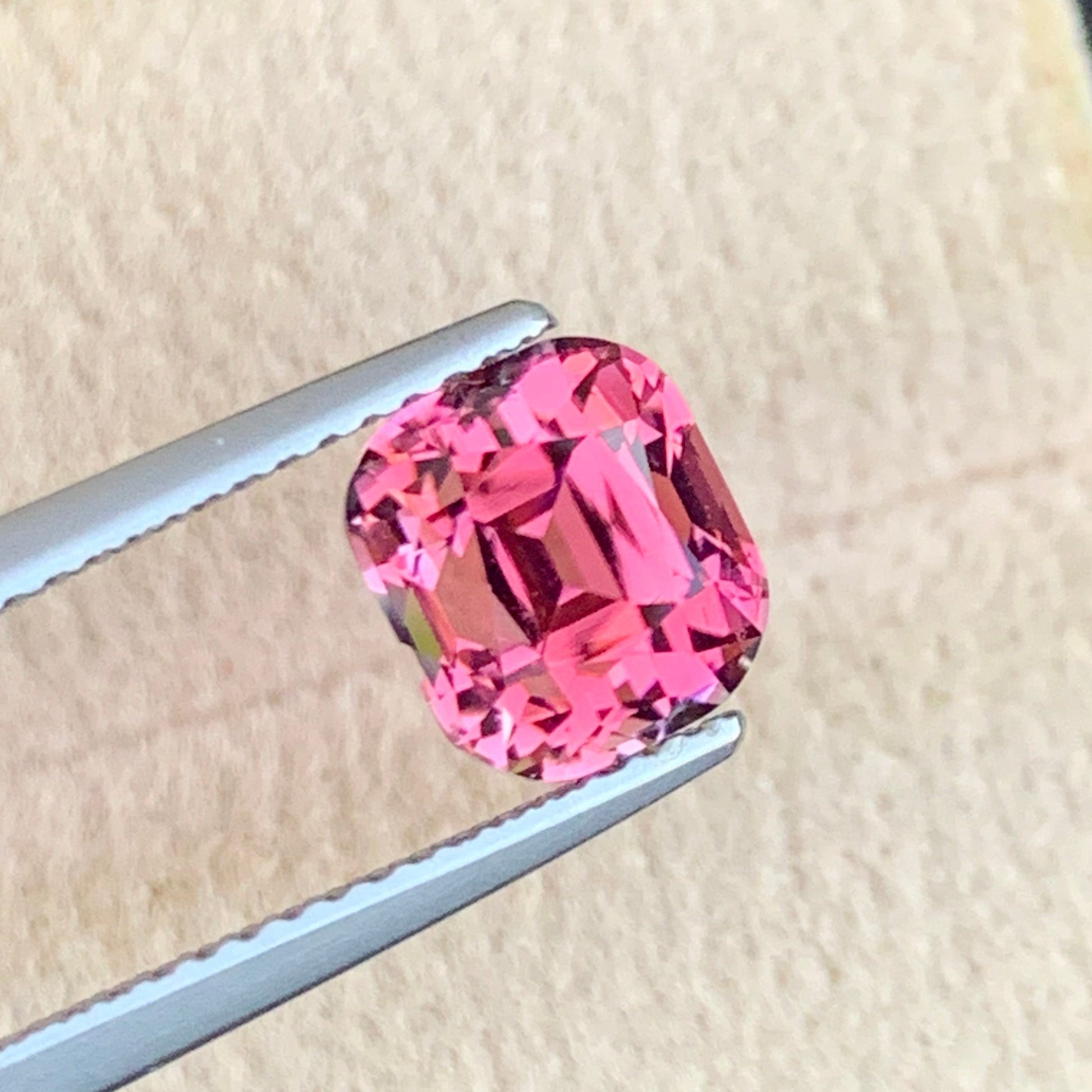 luxury pink tourmaline gemstone cushion shape
fine jewelry pink tourmaline loose gemstone high clarity