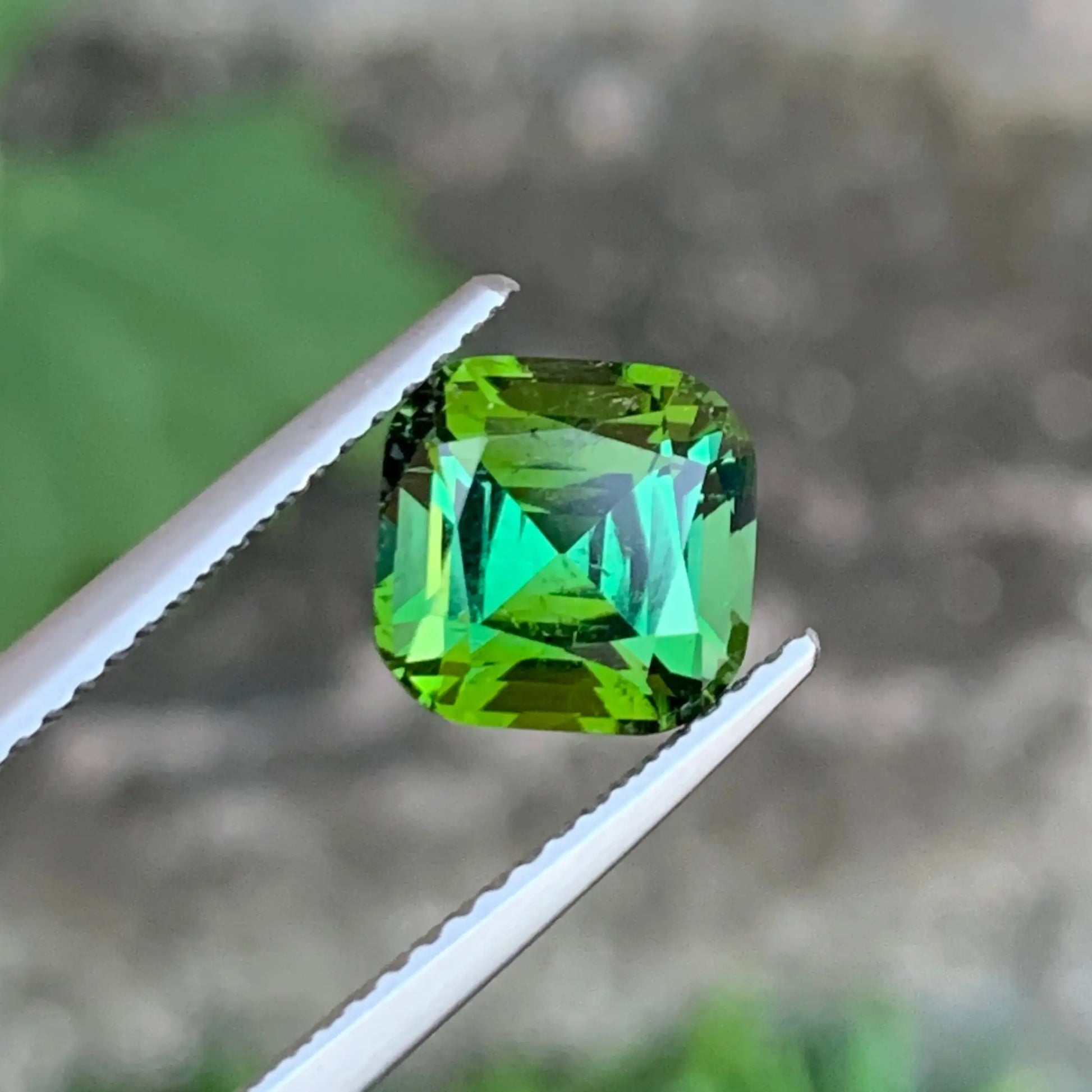 mint green tourmaline gemstone