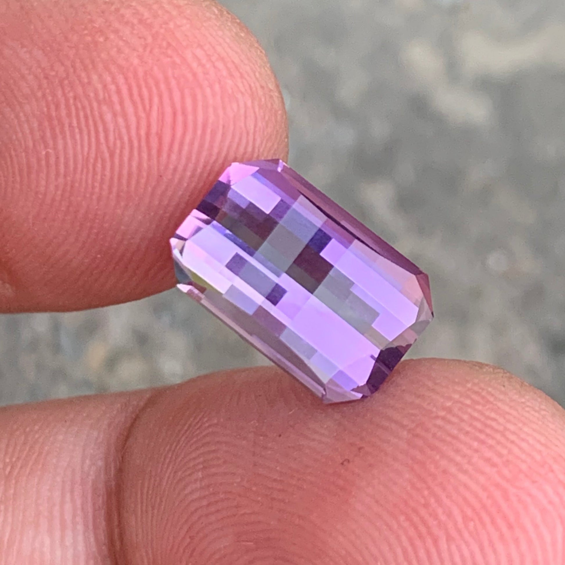 natural Brazilian amethyst gemstone
premium pixel cut amethyst stone