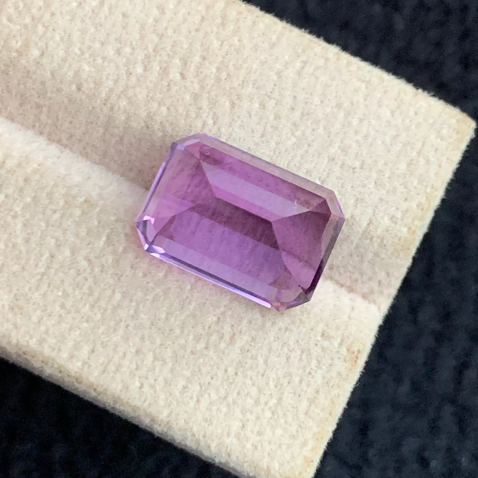 natural amethyst gemstone macro detail high clarity Brazil
premium emerald cut amethyst gemstone close up