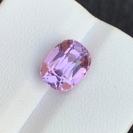 Genuine 3.75-Carat Natural Pink Kunzite from Afghanistan - Cushion Cut, Untreated Gemstone | Ideal for Elegant Jewelry