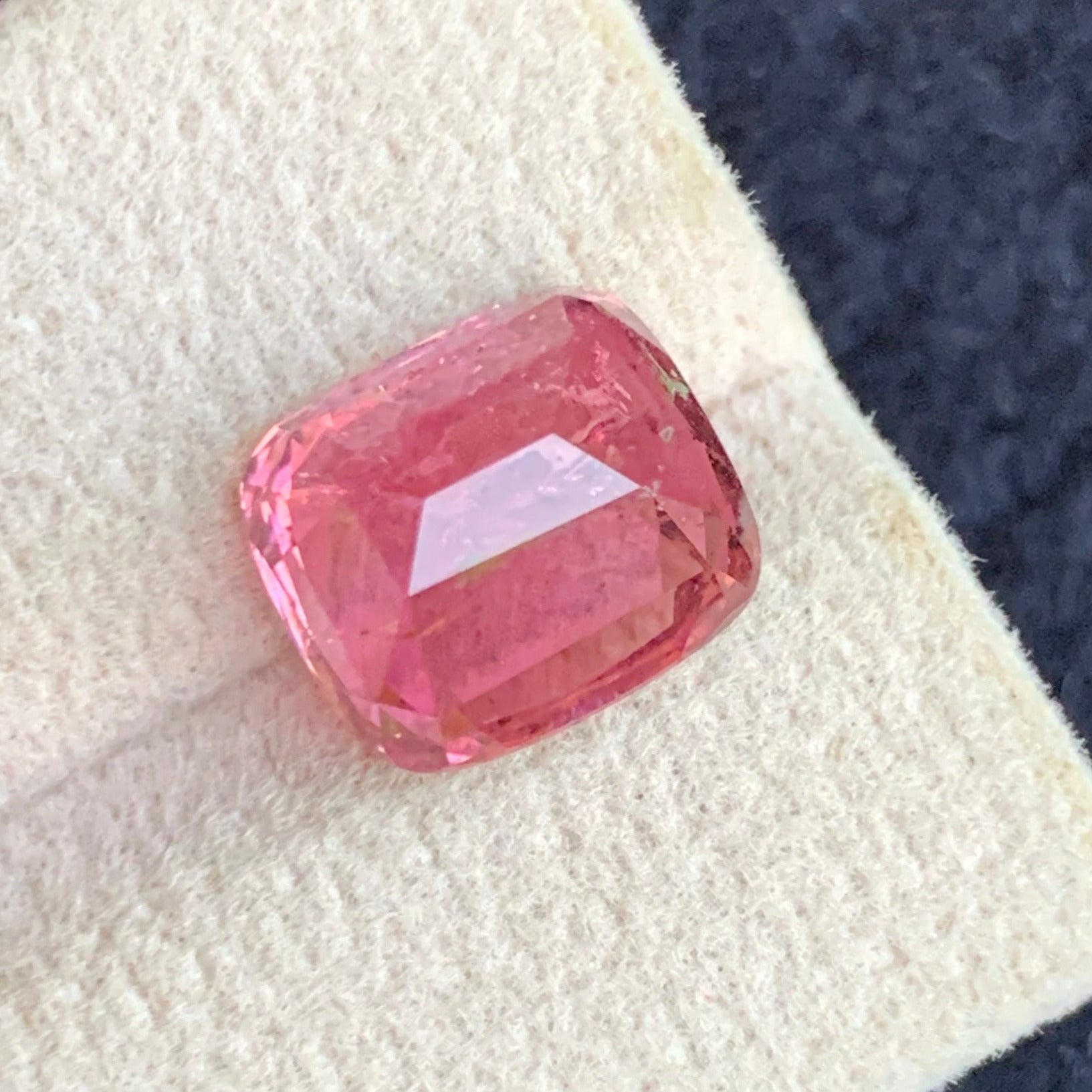 natural pink red tourmaline gemstone
luxury rubellite tourmaline loose stone
premium rubellite gemstone cushion cut
