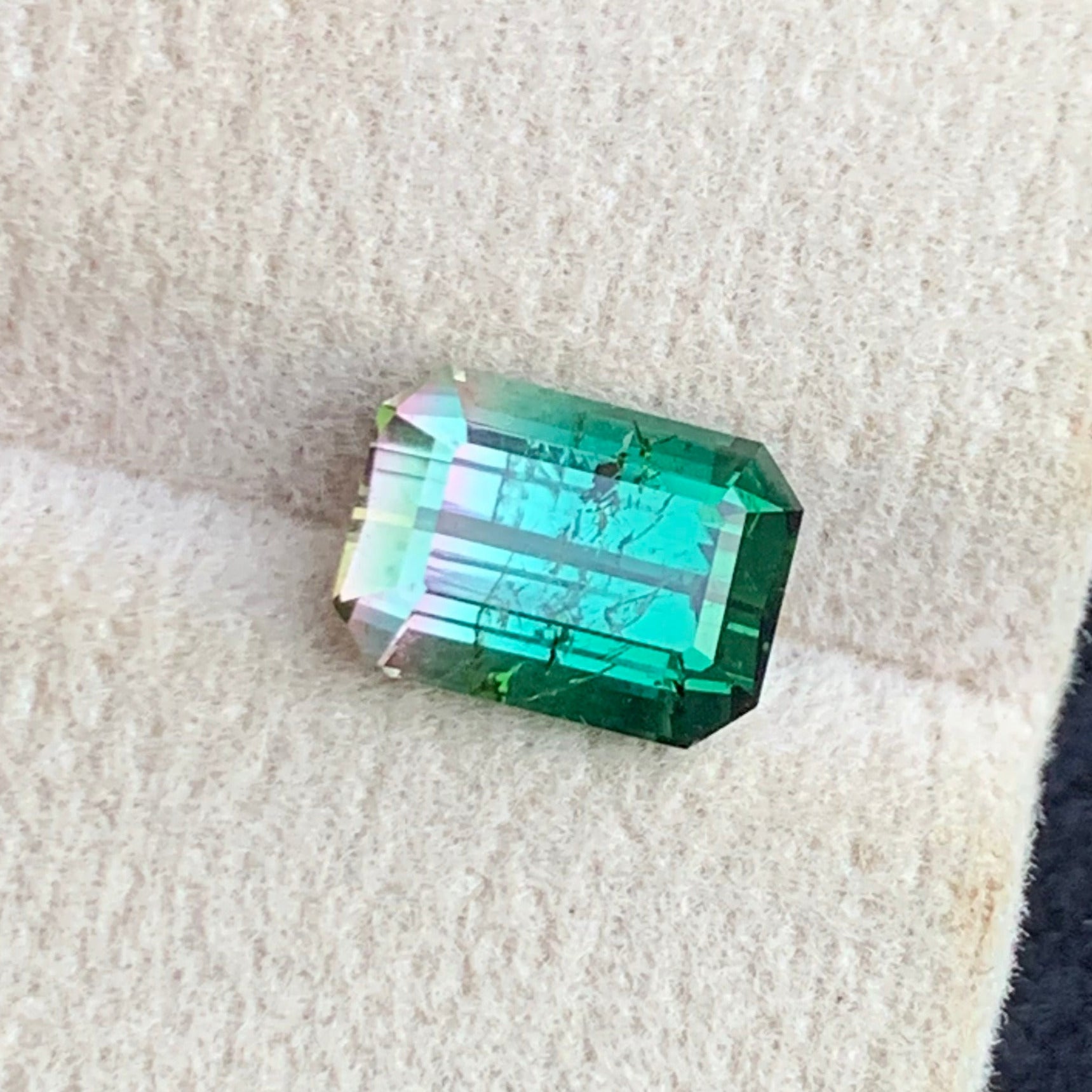  Bicolor Tourmaline
 Bicolor Tourmaline jewery
 Bicolor Tourmaline ring
natural watermelon tourmaline Afghanistan loose gemstone close view
emerald cut bicolor tourmaline dual color gemstone detail