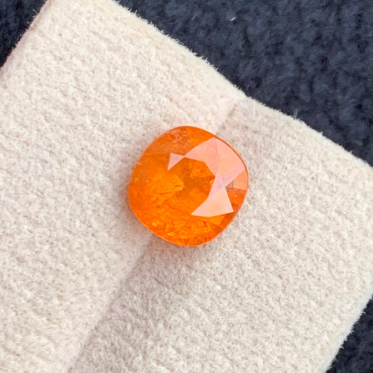 Penta Garnet
orange spessartite garnet cushion cut
natural spessartite garnet 3.75 carats