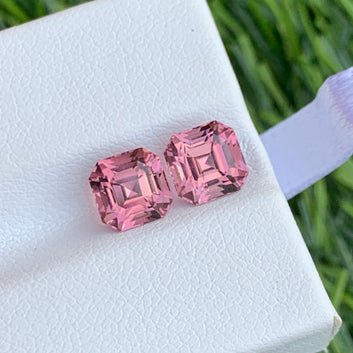 Baby Pink Tourmaline Pair
pink tourmaline earring pair gemstones

eye clean pink tourmaline stones

untreated pink tourmaline pair