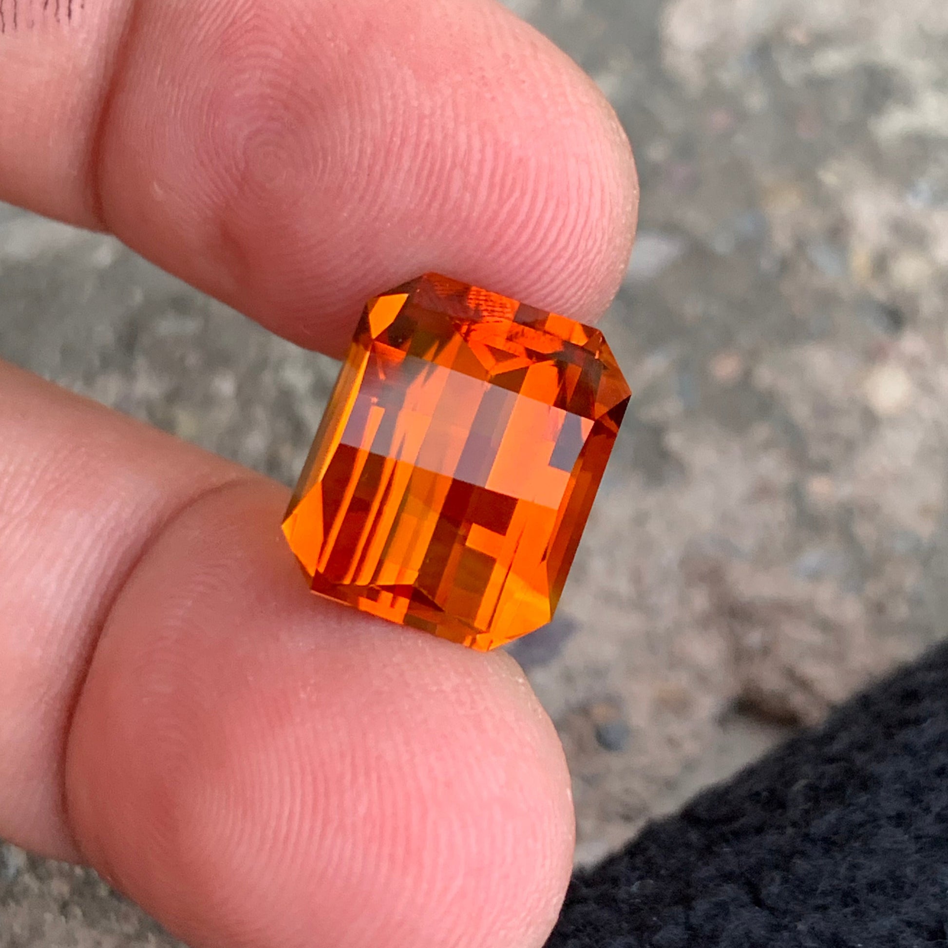 Mandarin Citrine ring
Mandarin Citrine pendant
pixel cut citrine gemstone 8.90 carat loose stone
orange citrine gemstone for rings and pendants design