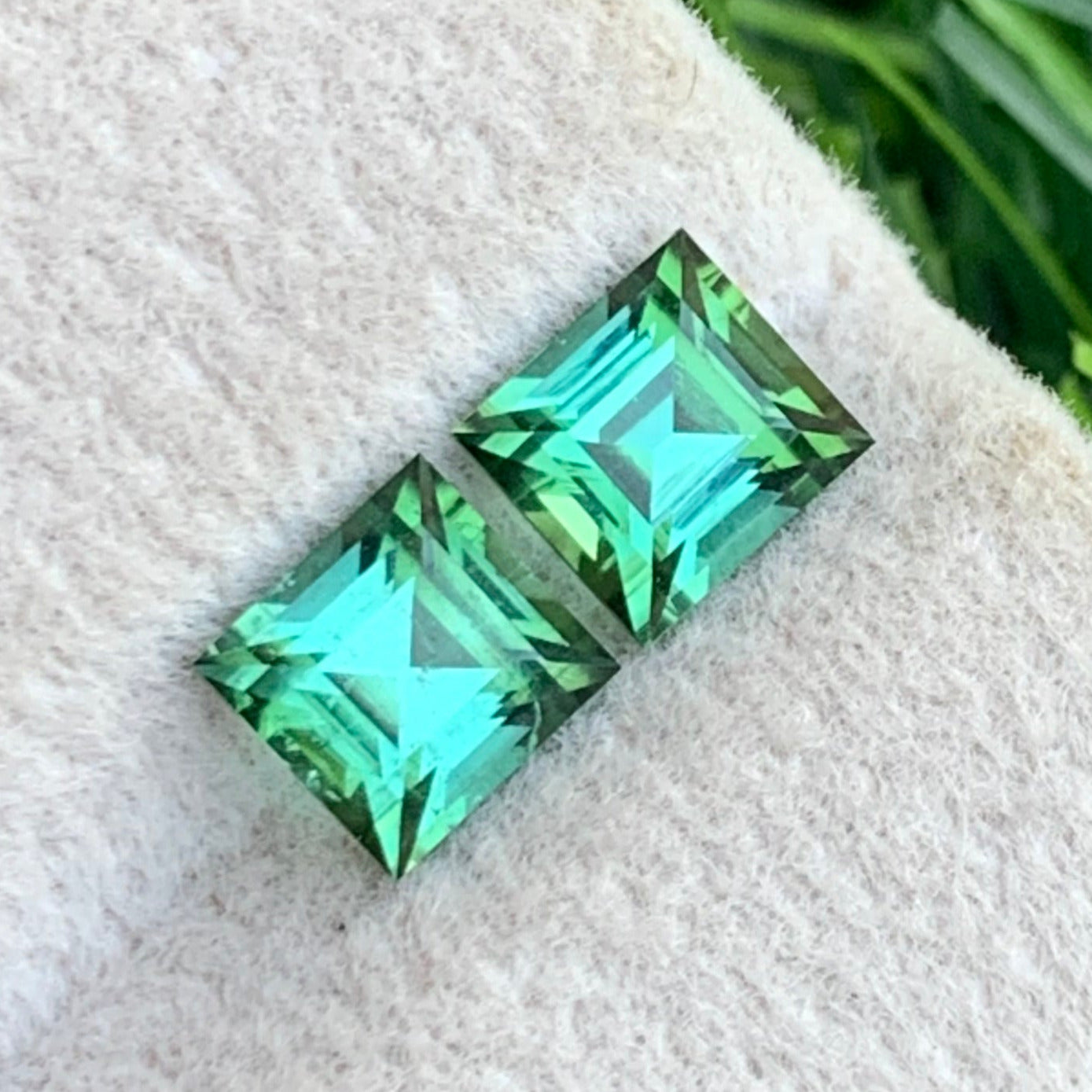 premium green tourmaline gemstone for jewelry design

natural tourmaline green stone pair VVS clarity

blue green tourmaline earrings gemstone pair