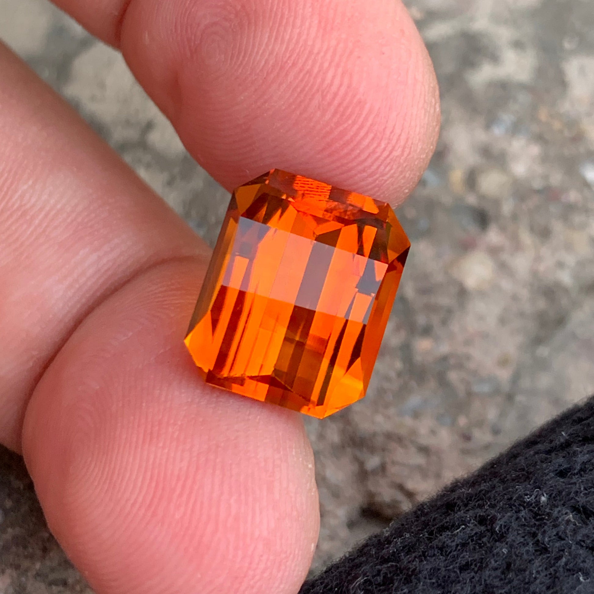 premium orange gemstone Brazil origin citrine
large citrine gemstone 8.90 carat jewelry centerpiece