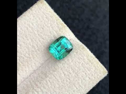 tourmaline gemstone cushion cut 1.55 carat
high quality lagoon tourmaline stone
