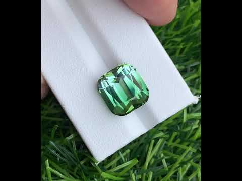 Rare dual shade green tourmaline Afghanistan gemstone
High quality bicolor tourmaline loose gemstone cushion cut