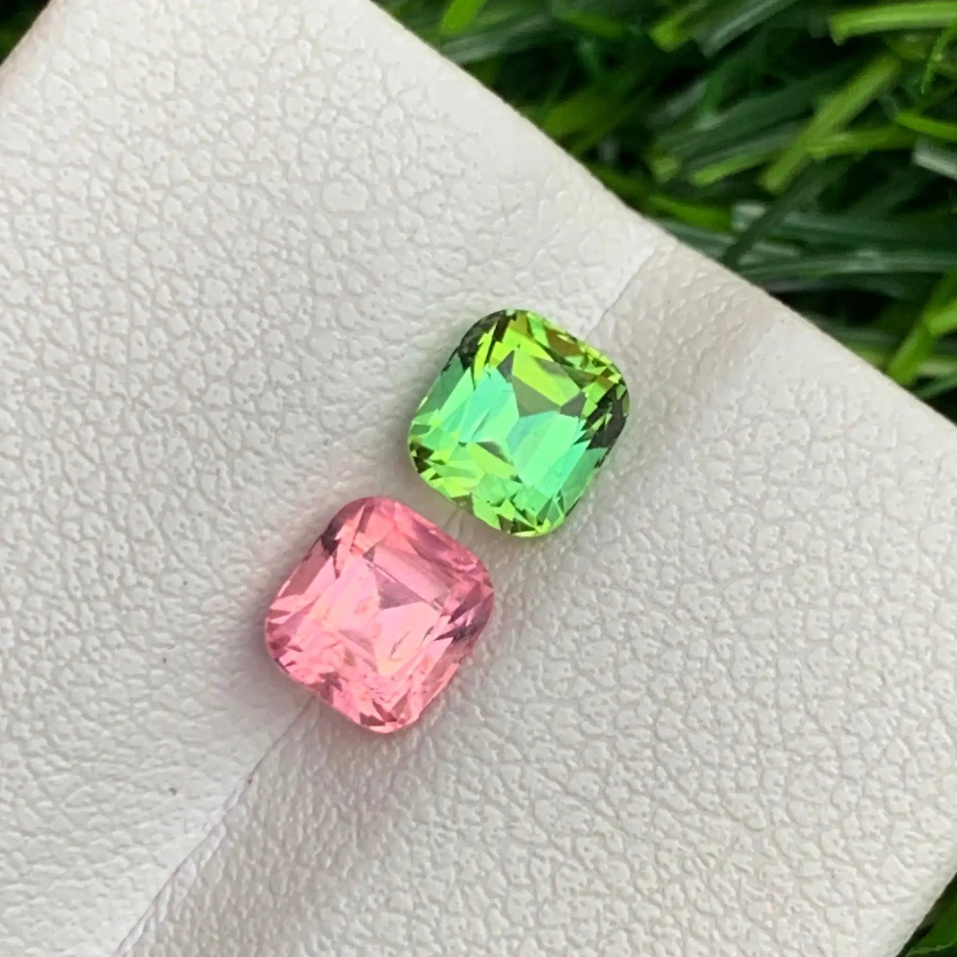 reverse afghan tourmaline pair diamond
