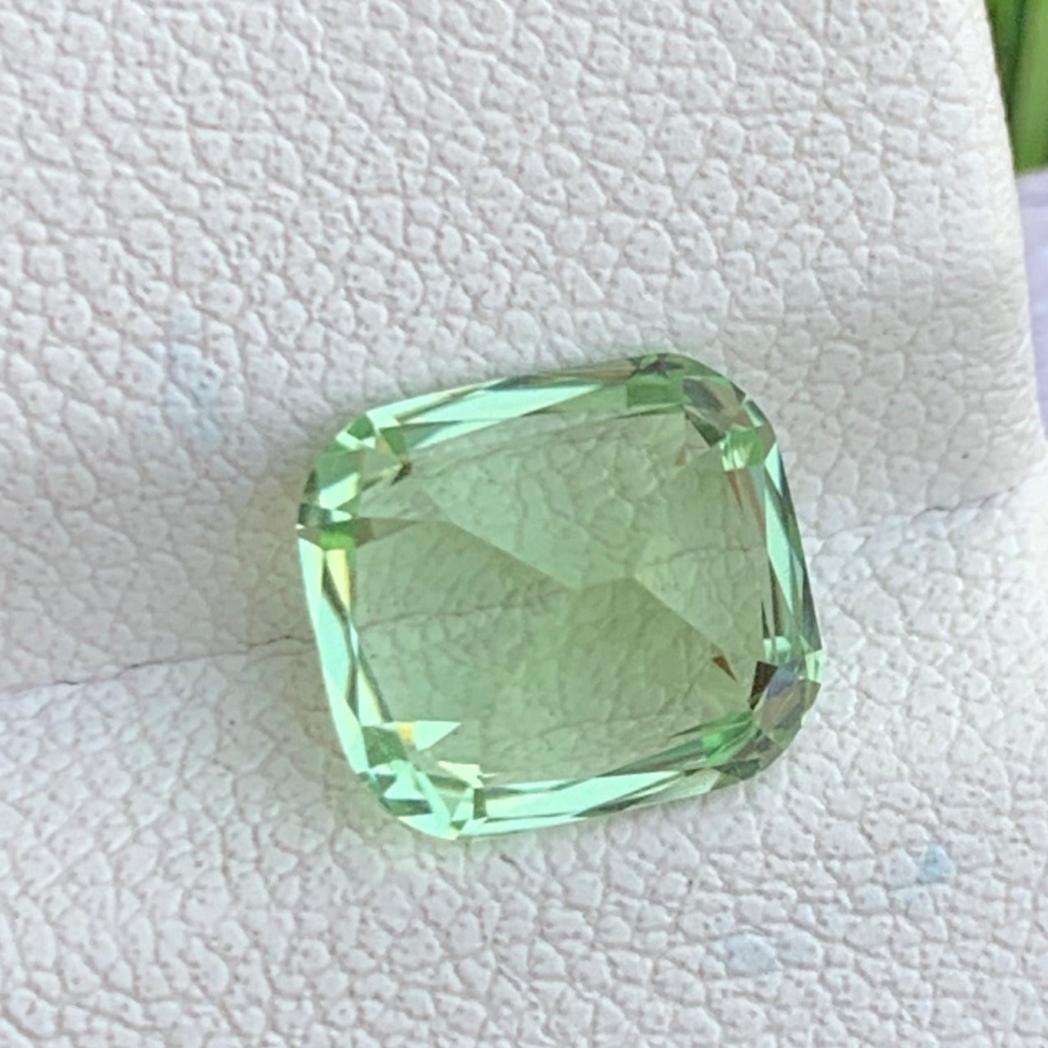 tourmaline gemstone for rings green
natural cushion cut tourmaline close up