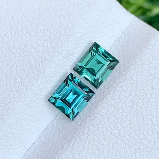 Exquisite 1.05 Cts Baguette Cut Tourmaline Pair for Earrings - Perfect for a Timeless Look