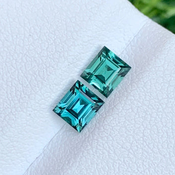 Exquisite 1.05 Cts Baguette Cut Tourmaline Pair for Earrings - Perfect for a Timeless Look