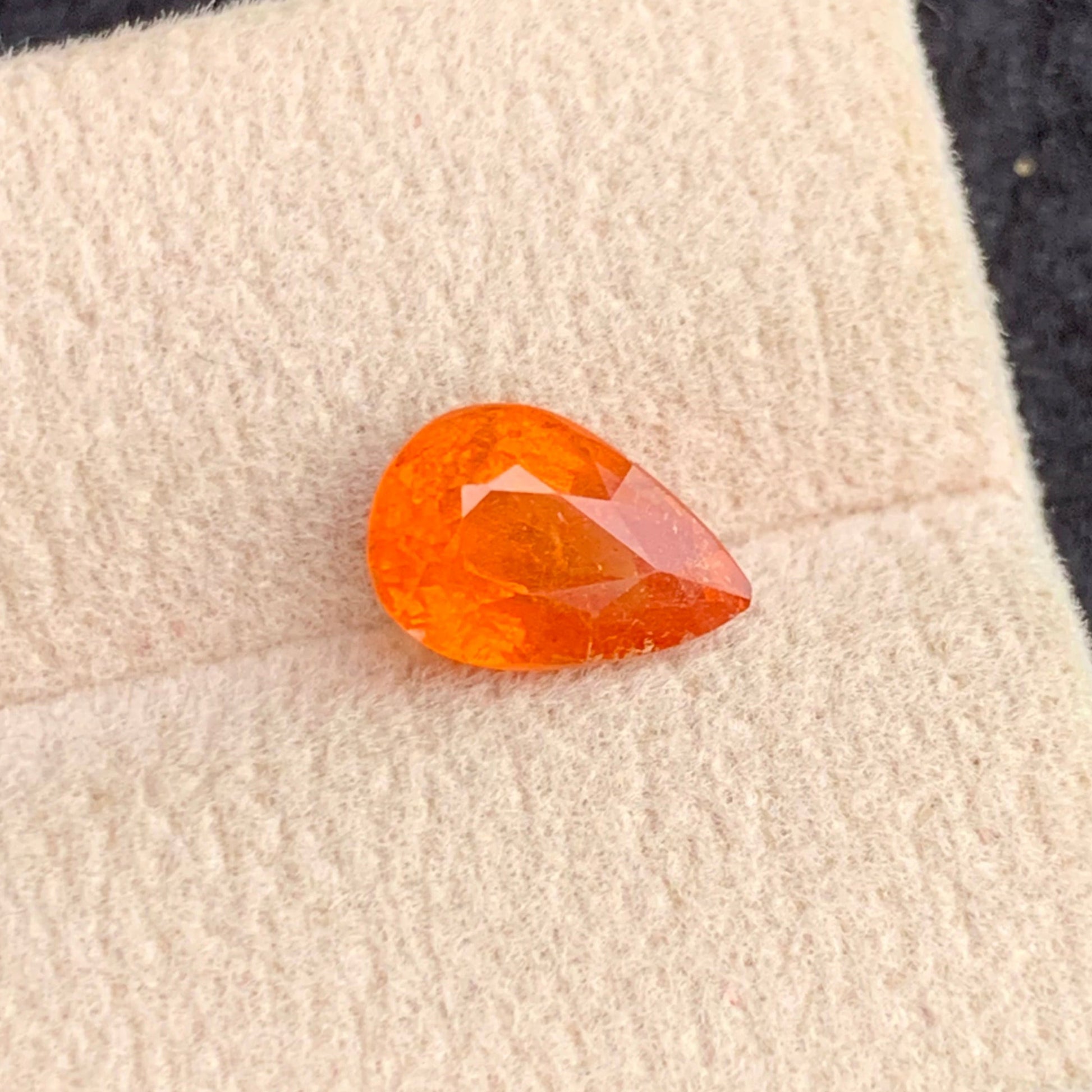 Garnet ring
garnet pendant
pear cut spessartite garnet