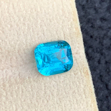 Vivid Blue Tourmaline
Vivid Blue Tourmaline jewelry
vivid blue tourmaline 2.25 carats cushion cut
natural blue tourmaline gemstone Afghanistan