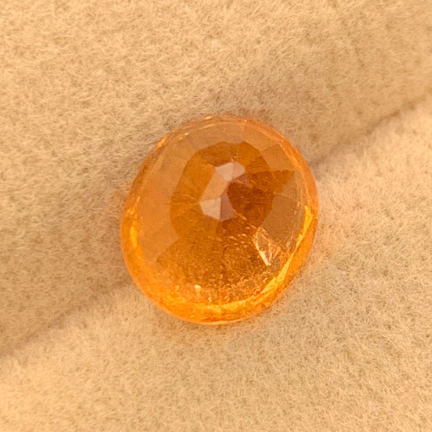 orange spessartite garnet for jewelry making
loose oval garnet gemstone high brilliance