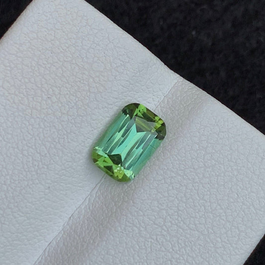 Natural Yellow Green Tourmaline – Long Cushion Cut 1.20 Carats | Onestep Gems